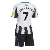 Stroje piłkarskie Newcastle United Joelinton #7 Koszulka Podstawowej dla dzieci 2025-26 Krótki Rękaw (+ szorty)